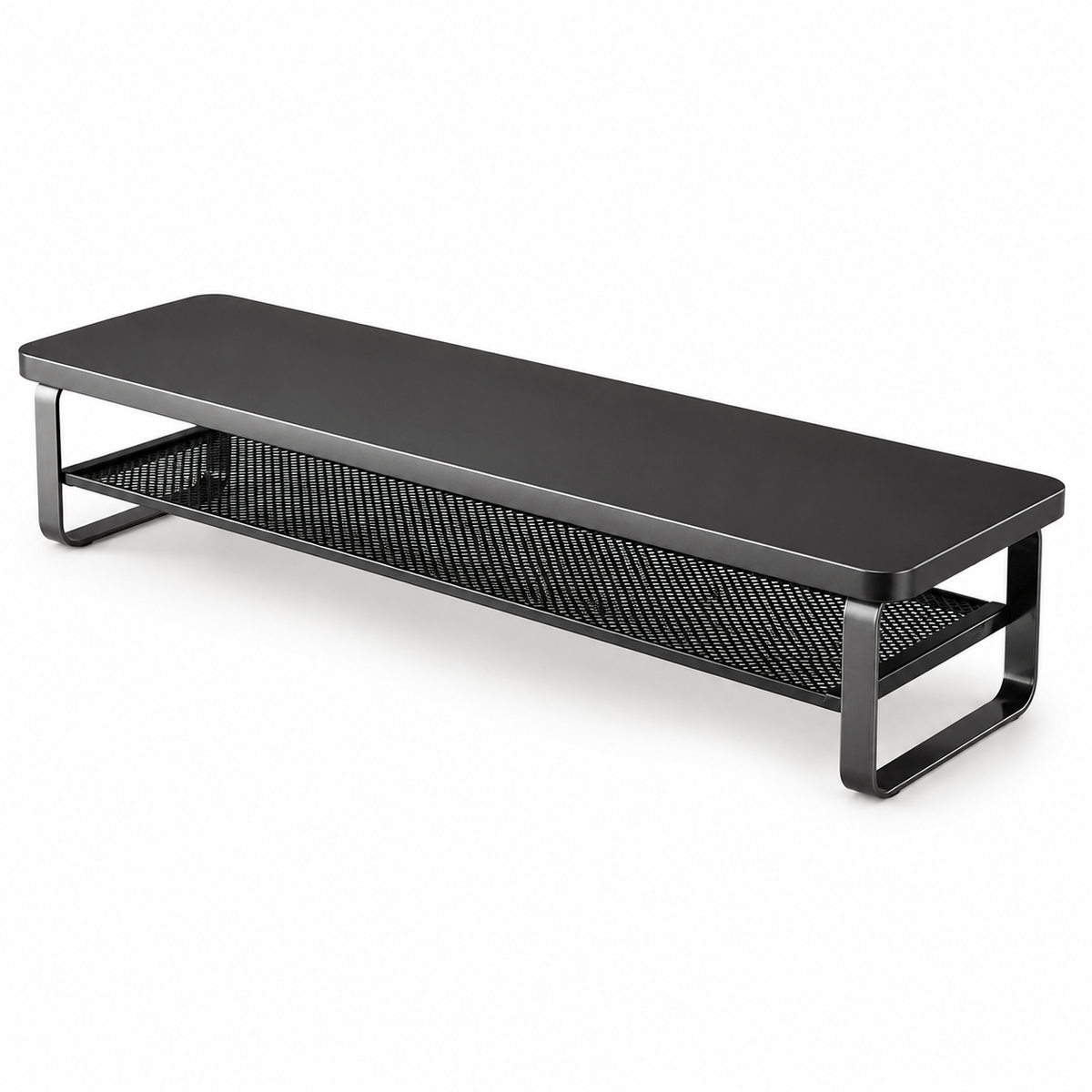 🖤 Desk Essential | Metal Mesh Computer Riser | Sleek Workspace Upgrade