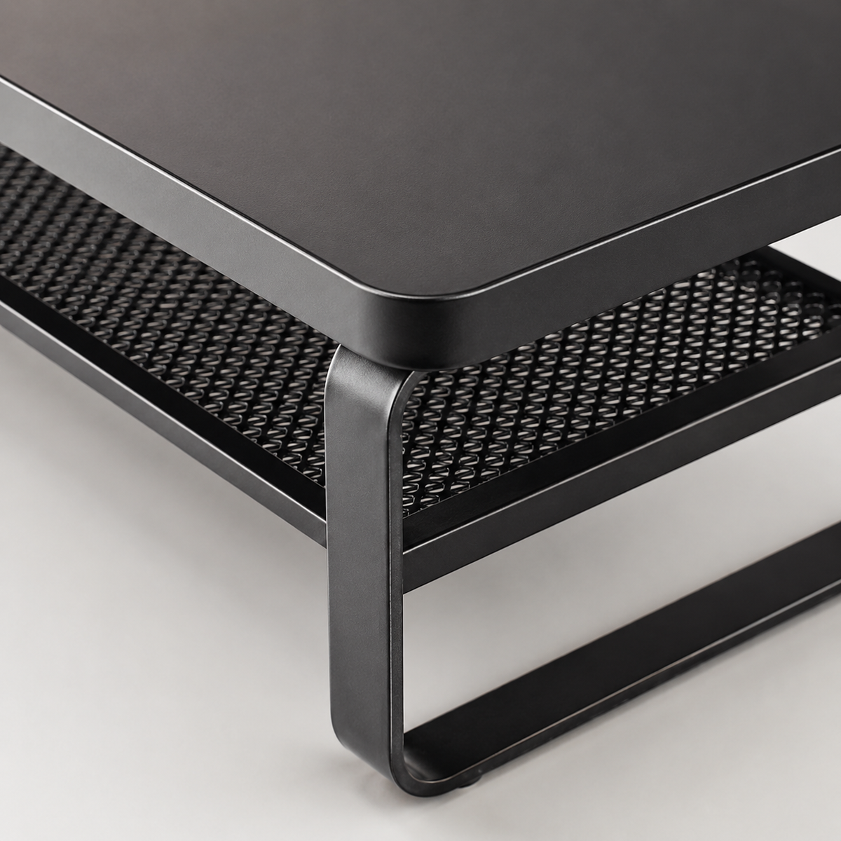 🖤 Desk Essential | Metal Mesh Computer Riser | Sleek Workspace Upgrade