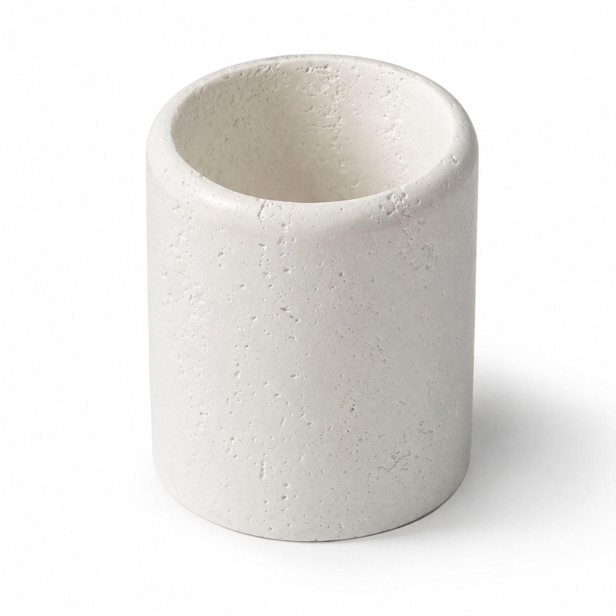 🤍 Gift-Worthy | Stone Texture Desk Decor | Minimal Pencil Holder Charm